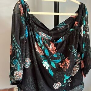 NWT  7th Avenue Design Studio Blouse by New York and Company.
